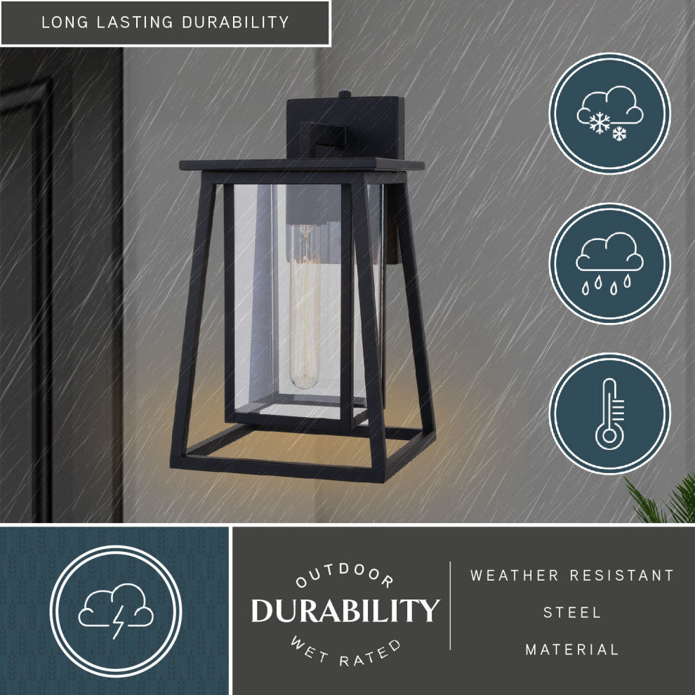 Blackwell 8" Outdoor Wall Light Matte Black