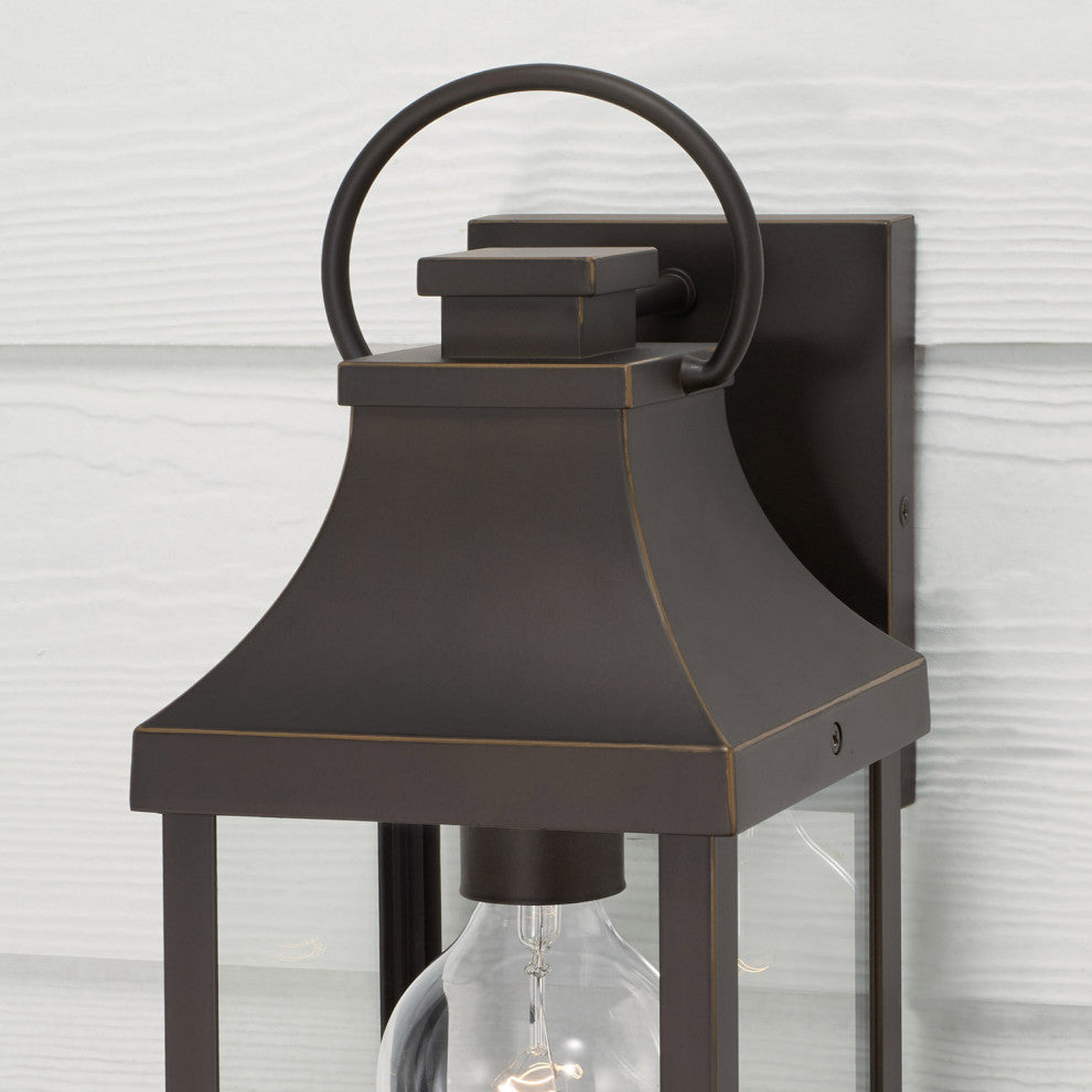 Capital Lighting 946411 Bradford 17" Tall Outdoor Wall Sconce - Black