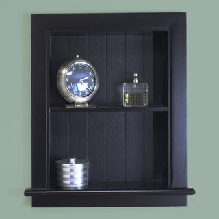 14x18 Aiden Wall Niche, Black Beadboard Back