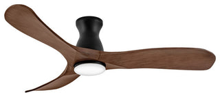 Swell Flush Illuminated 56" LED Smart Fan in Matte Black