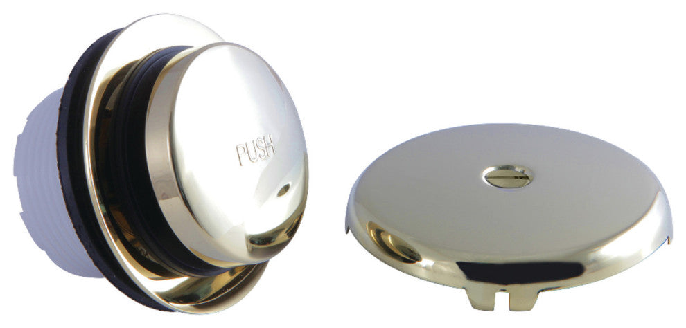 Showerscape Easy Touch Toe-Tap Drain Conversion Kit, Polished Brass