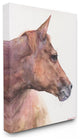 Horse Head Animal Watercolor Painting, 24"x30"