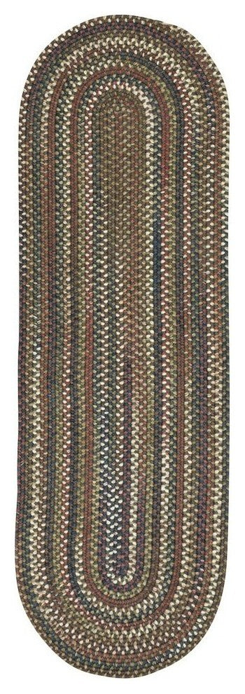Colonial Mills Cedar Cove CV19 Gray Traditional Area Rug, Round 8'x8'