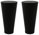 Urbanest Set Of 2 Zario Lamp Finial, 2", Black