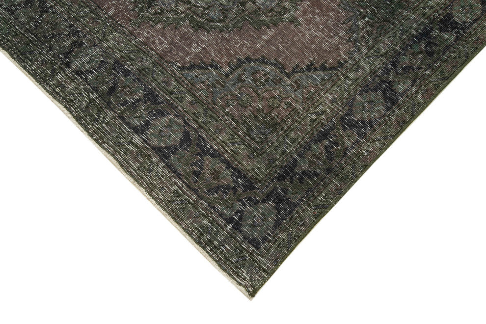 Rug N Carpet - Hand-knotted Turkish 4' 7" x 12' 4" Vintage Runner Rug