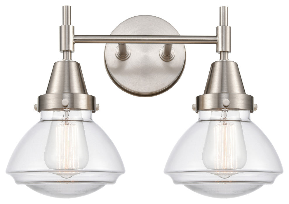 INNOVATIONS LIGHTING 447-2W-SN-G322-LED Caden 2 Light 17 inch Bath Vanity Light
