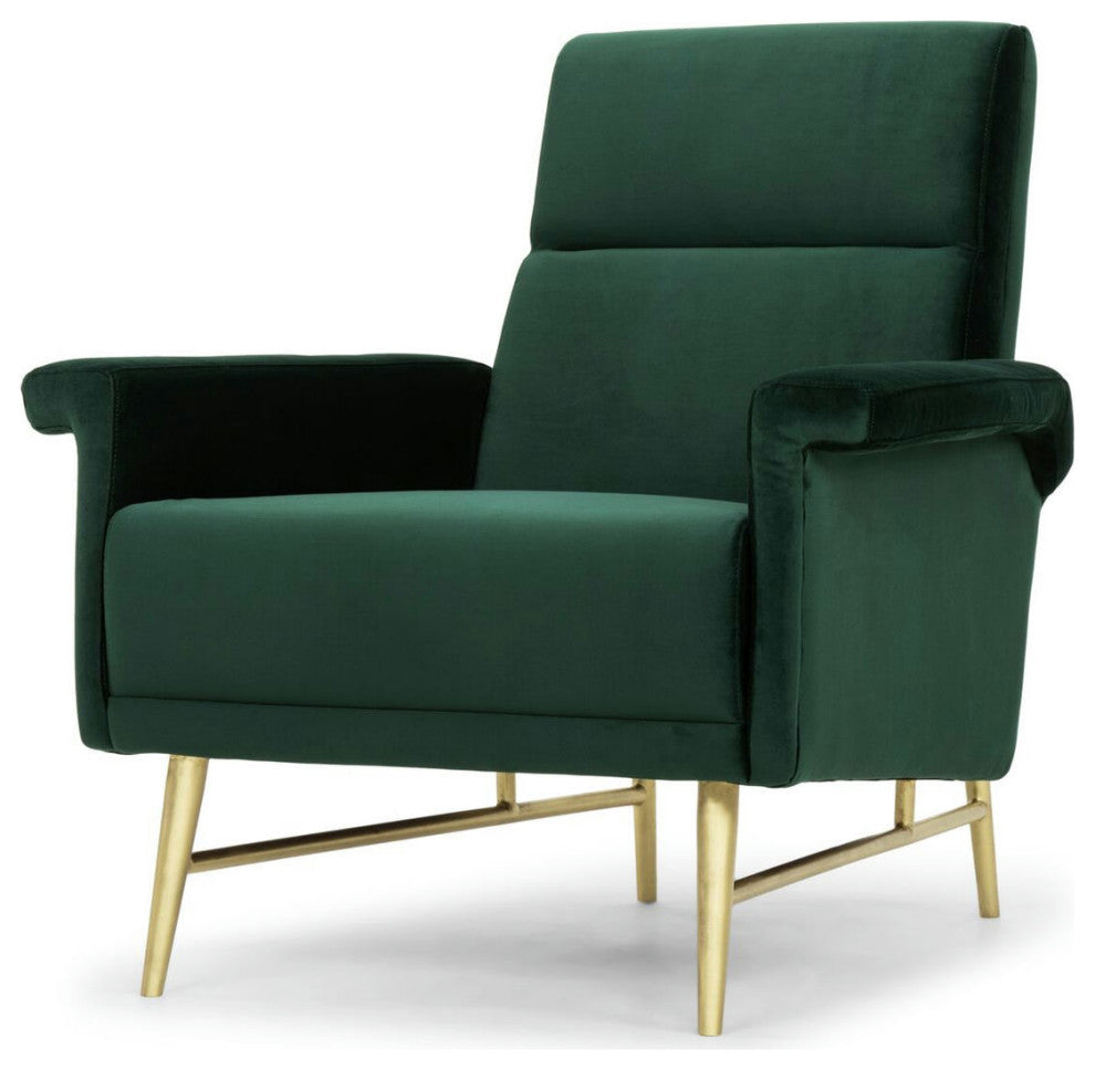 Mathise Emerald Green Fabric Occasional Chair