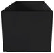 Aluminum Planter, Black, 20"