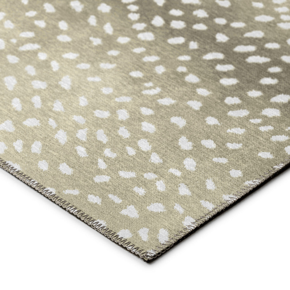 Indoor/Outdoor Mali ML3 Stone Machine Washable 8' x 8' Round Rug