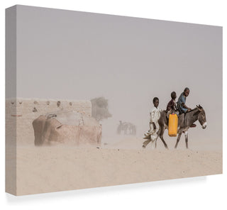 Joxe Inazio Kuesta 'Desert Donkey' Canvas Art, 19"x12"