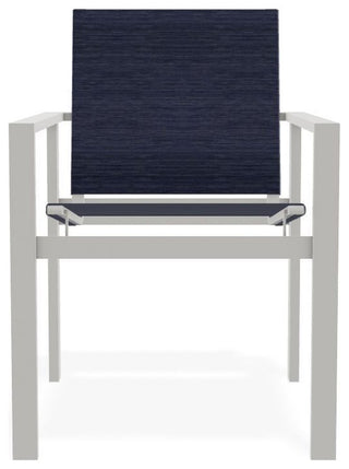 Tribeca Sling Outdoor Stackable Armchair, Collect Indigo/Snow