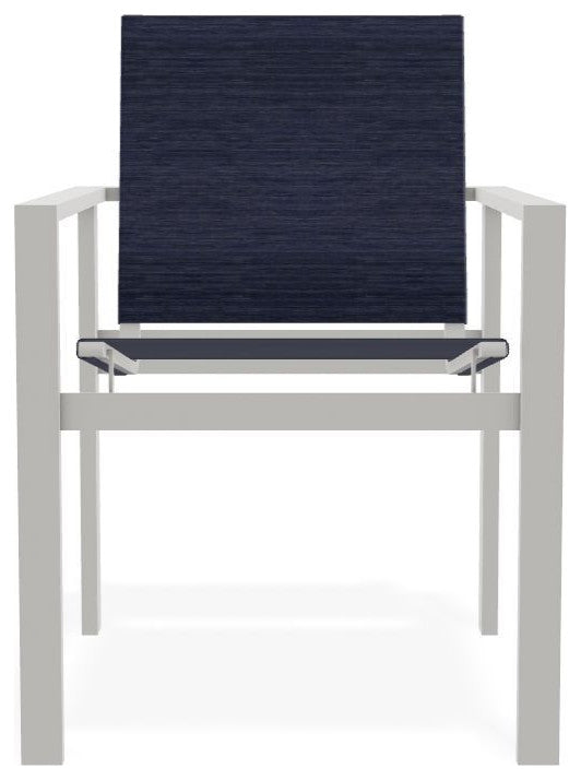 Tribeca Sling Outdoor Stackable Armchair, Collect Indigo/Snow