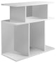 HomeRoots 11.75" x 23.75" x 23.75" White Hollow Core Particle Board Accent Table
