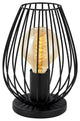Eglo 1x60w Table Lamp W/ Matte Black Finish - 49481A