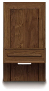 Copeland Moduluxe 35" 18.5" Box Nightstand To Match Plinth Bed, Saddle Cherry