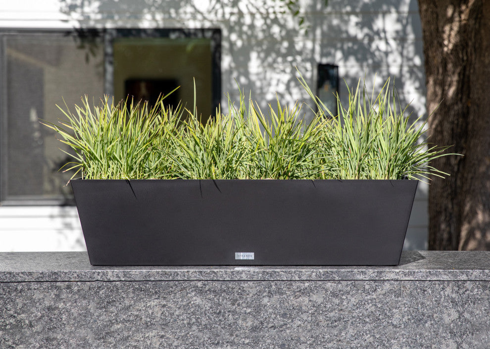Veradek Pure Series Window Box, Black, 36 Inch, 1 Pack