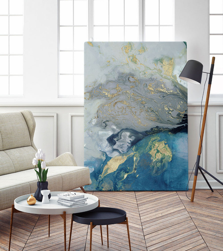"Ocean Splash I" Fine Art Giant Canvas Print, 48"x72"