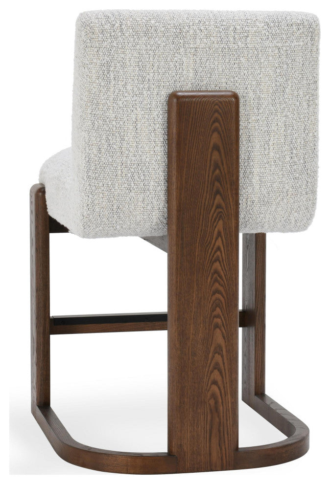 Chelsea 26" Ivory Upholstered Counter Stool