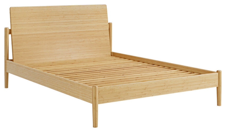 Greenington Monterey Solid Moso Bamboo Queen Platform Bed | Wheat