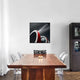"Mediacita" Framed Canvas Giclee by Gilbert Claes, 31x31"