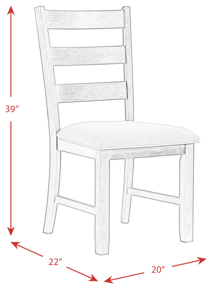 Tuttle 3-Piece Drop Leaf Dining Set, Gray