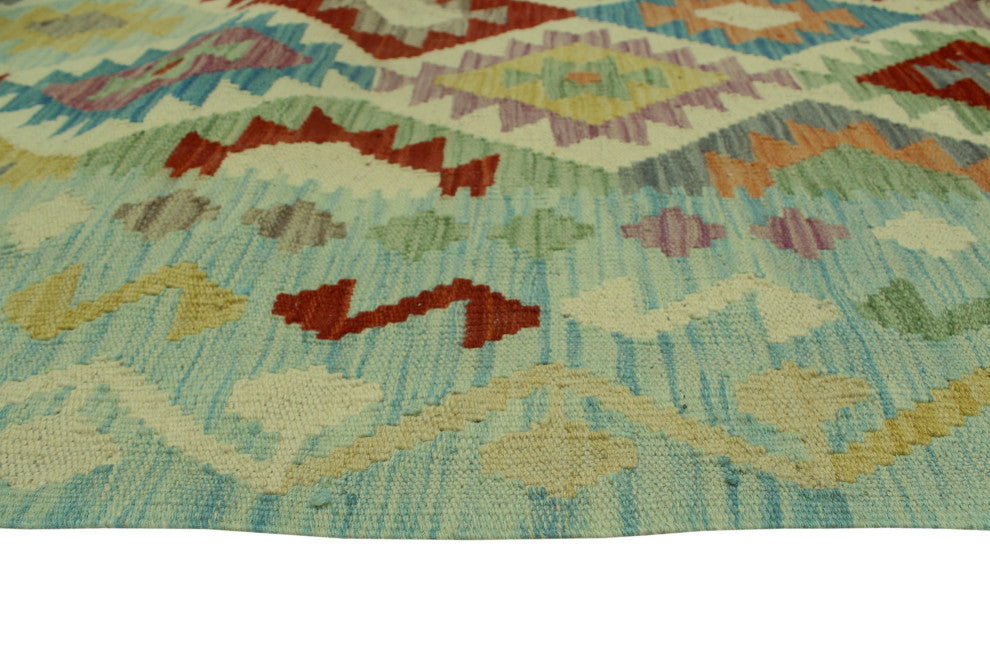 Sangat Kilim Tasleem Lt. Green Rug
