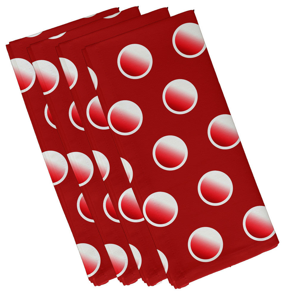 Decorative Holiday Napkin, Set of 4, Red