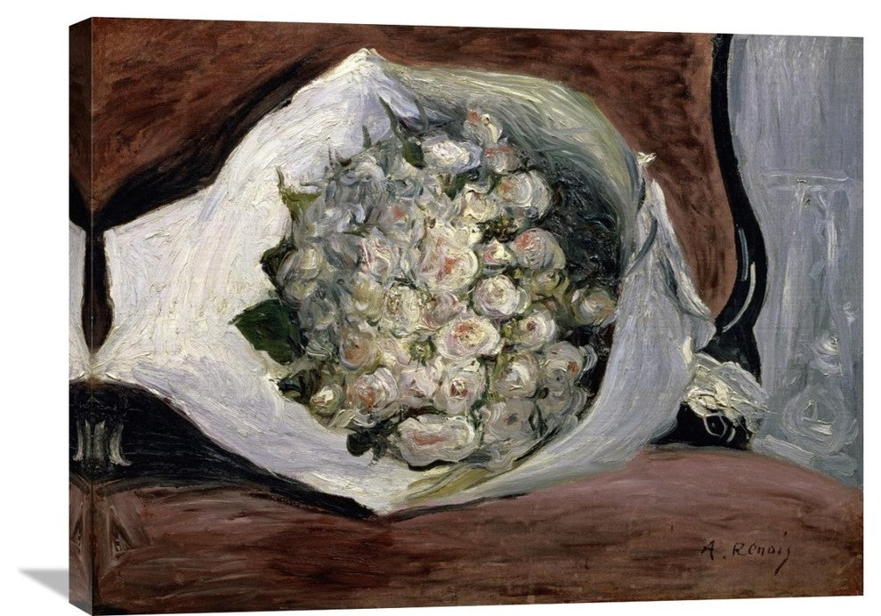 "Bouquet in a Chair" Artwork, 30"x22"