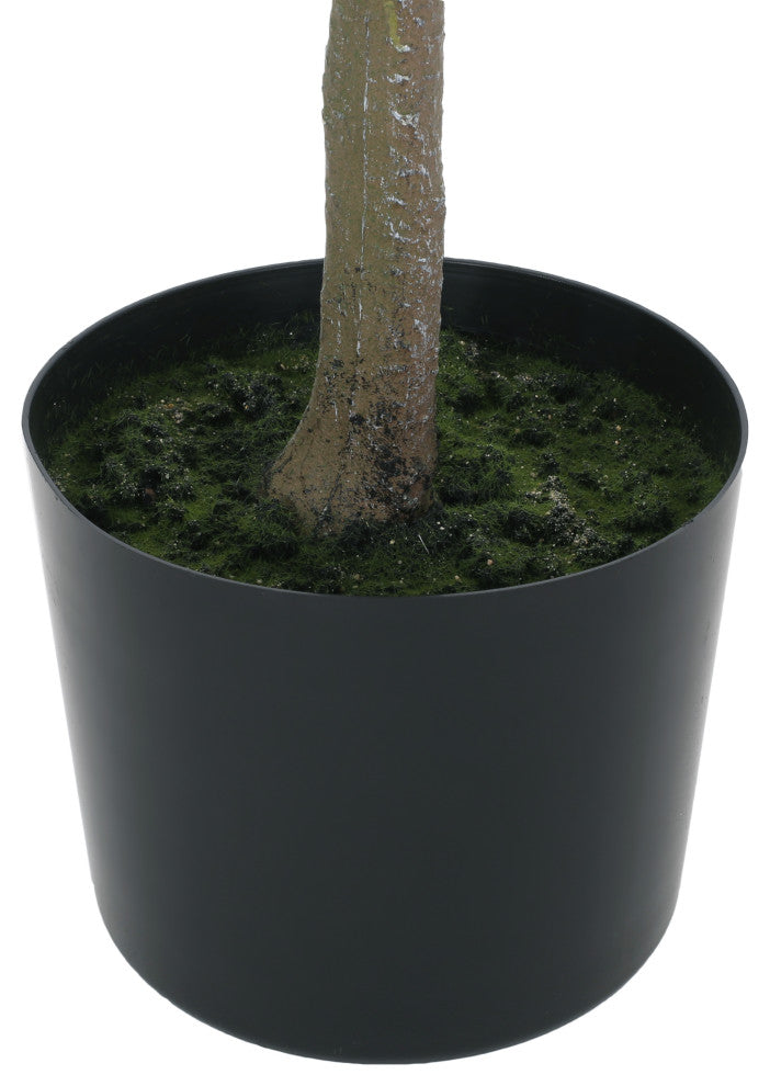 Willey Artificial Leaf Tree, Green, 25wx17dx59h