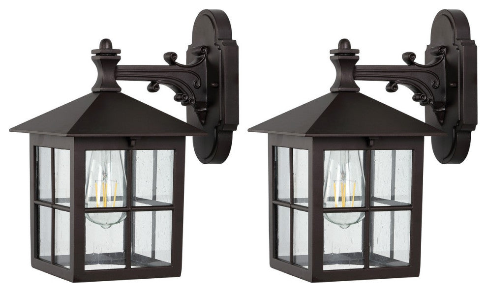 Safavieh Penryn Outdoor Wall Sconce Set of 2 Black