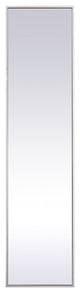 Elegant Decor MR41460S Metal Frame Rectangle Mirror, 14", Silver