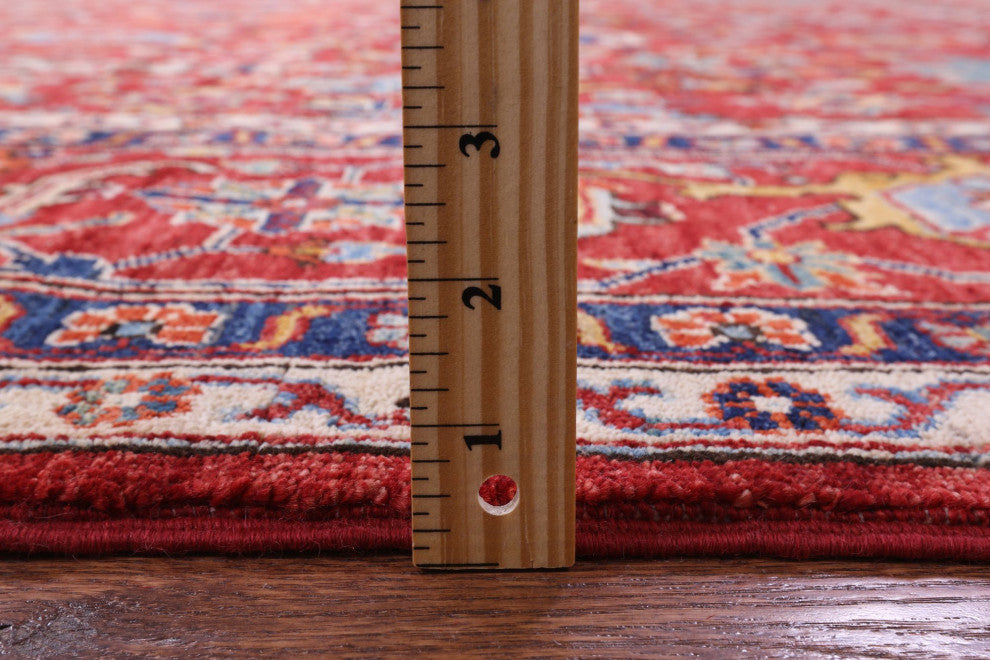 9' 9" X 13' 4" Handmade Persian Fine Serapi Wool Rug - Q12636