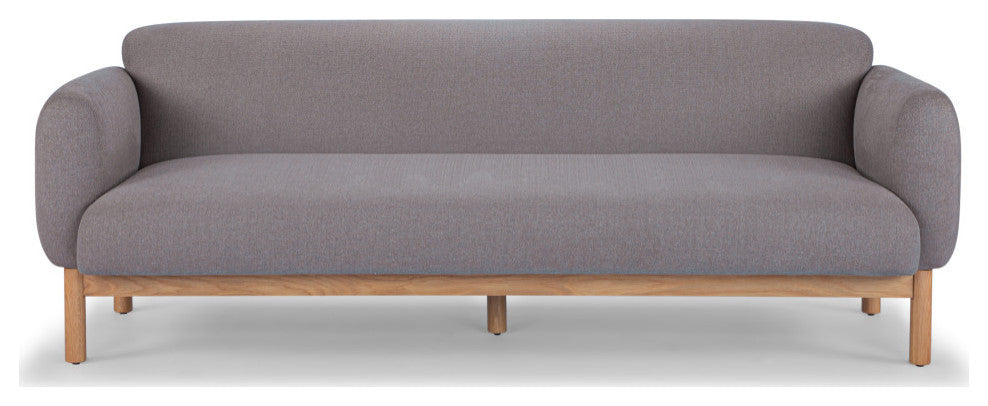 Metro, Tulum 3 Seater Sofa, Dark Brown