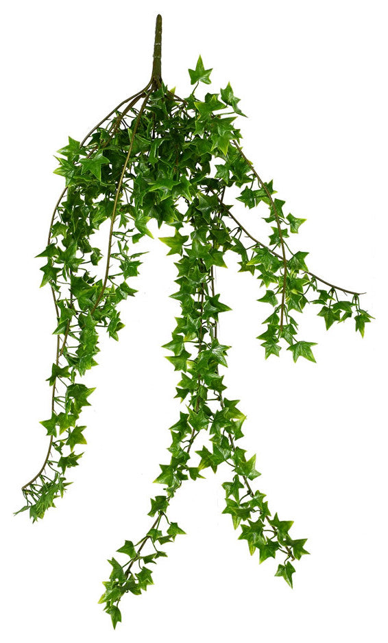 27.5" Green Ivy Hanging Bush 3/Pk Uv