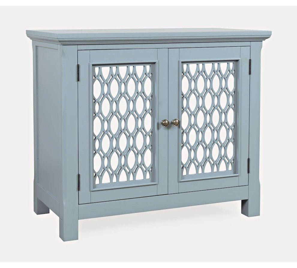 Isabella 38 Luxury Mirrored Accent Storage Cabinet