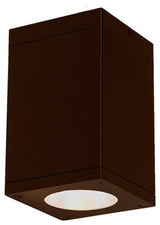 Cube Architectural 5" LED Flush Mount 2700K, Bronze