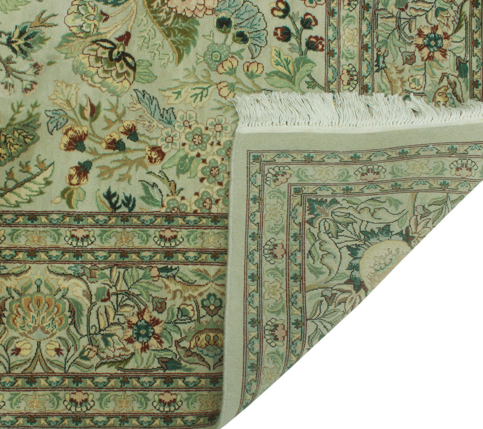 Pak-Persian Suzette Bone Gray/Gold Rug, 8'2x10'2