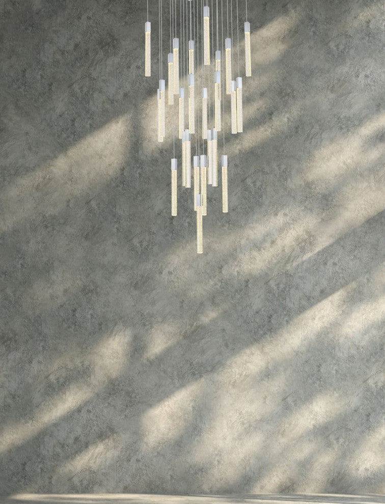 Wade 25-Light Pendant, Chrome