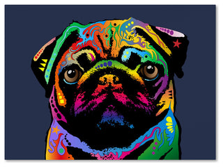 Michael Tompsett 'Pug Dog' Canvas Art, 35x47