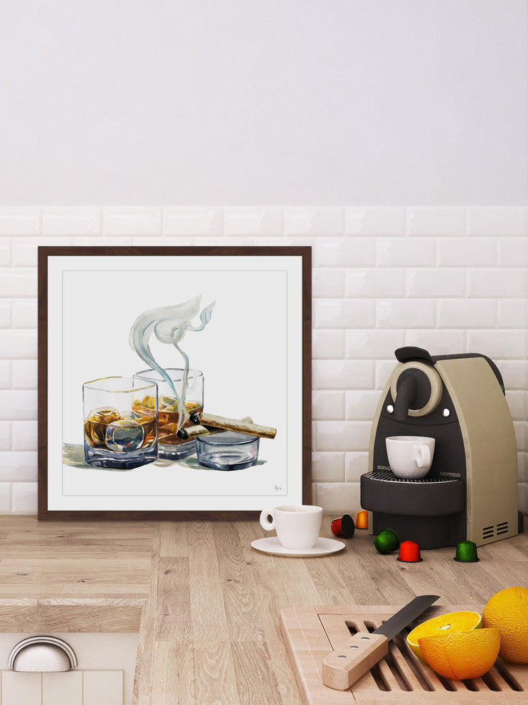 "The Weekend" Framed Painting Print, 18"x18"