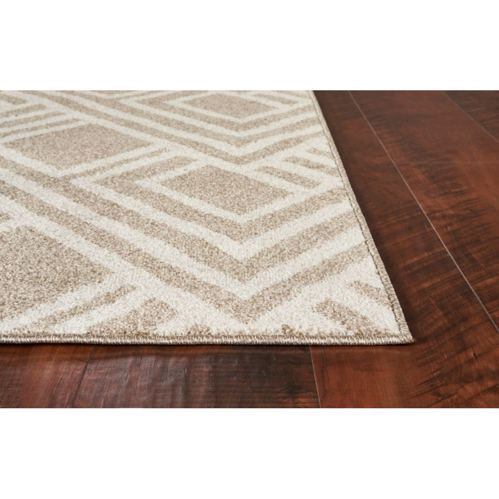 KAS Lucia 2763 Beige Modeme Area Rug, 7'7"x10'10"