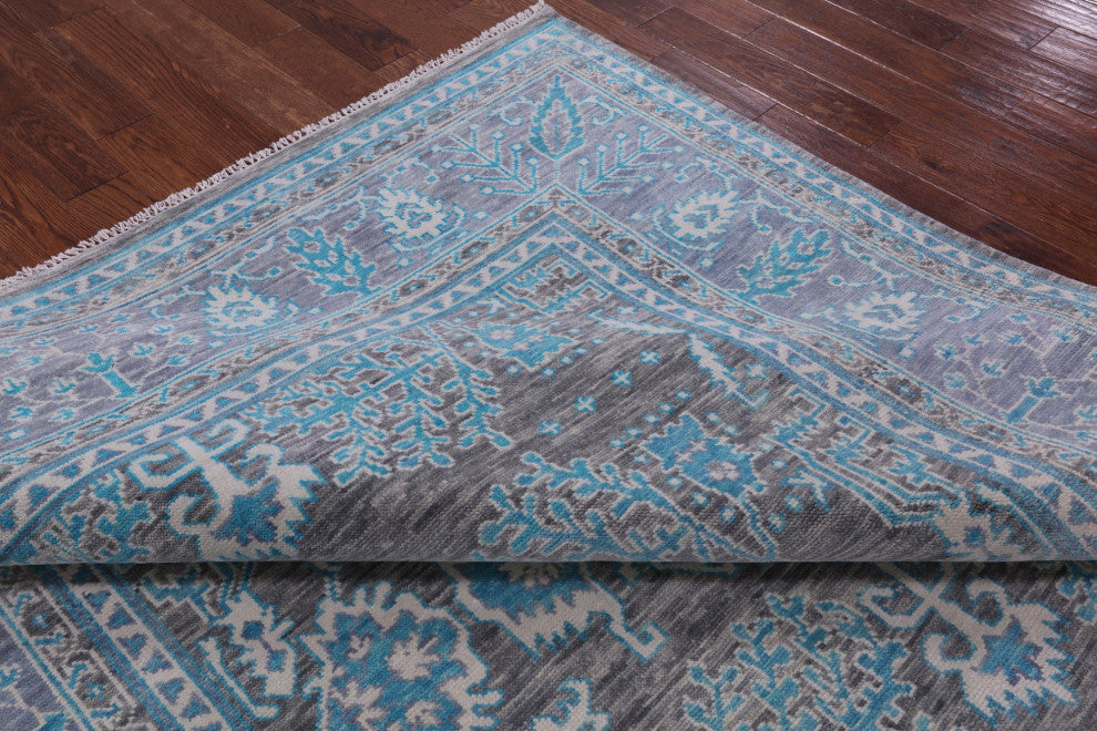 Turkish Oushak Handmade Wool Rug 8' 1" X 10' 0" - Q15864