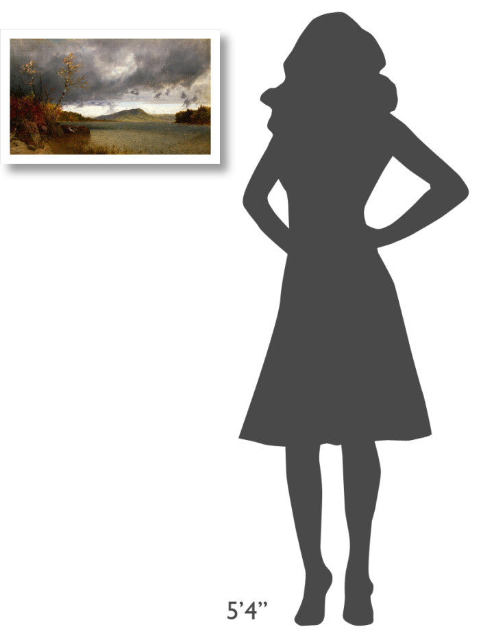 "Lake George, 1870" Digital Paper Print by John Frederick Kensett, 24"x15"