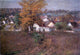 John Ottis Adams Our Village Wall Decal