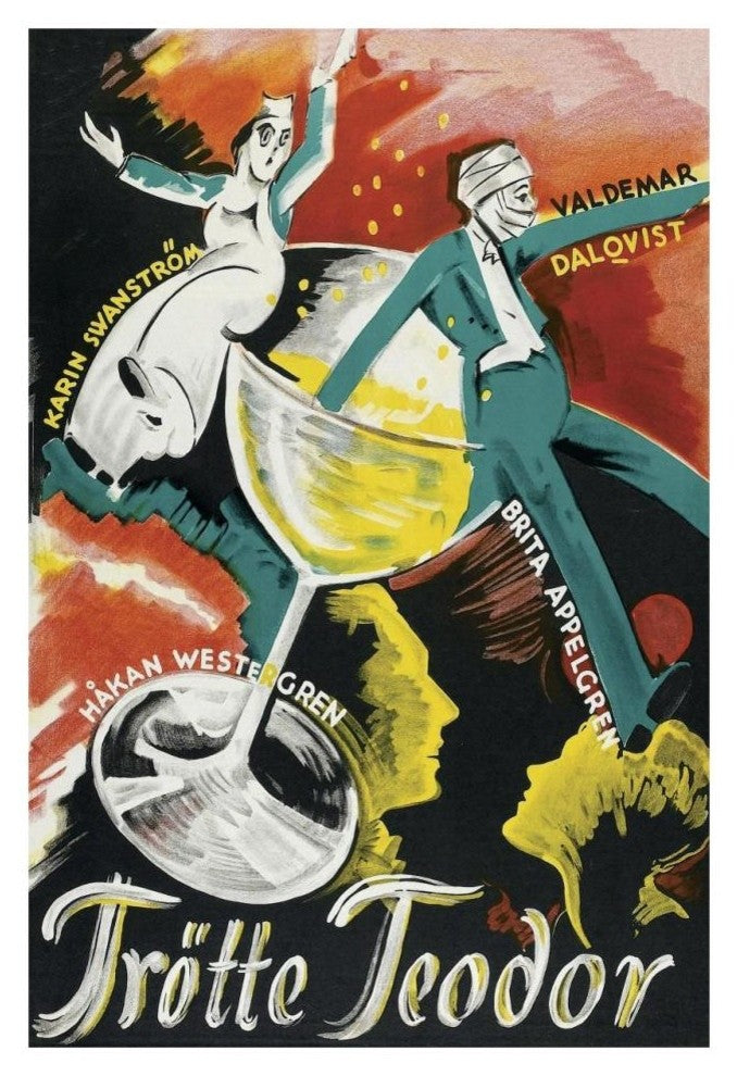 "Vintage Film Posters: Theodore Trot "Trotte Teodor" Print, 22"x32"