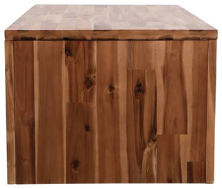 vidaXL Coffee Table End Table Accent Sofa Table Solid Wood Acacia 35.4 Inch