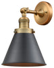 Innovations 203-BB-M13-BK 1 Light Sconce, Brushed Brass
