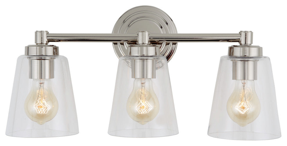 Wilshire three light vanity