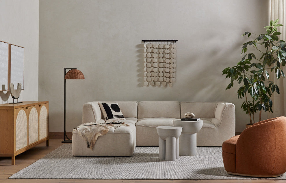 Ceramic Wall Hanging-Speckled Cream Crmc