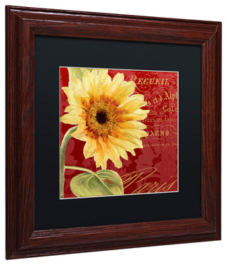 Color Bakery 'Ete IV' Art, Wood Frame, Black Matte, 11"x11"